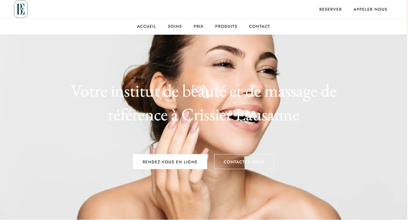 Beauty by Ericka — Next.js, React, Stripe, TypeScript, Tailwind.